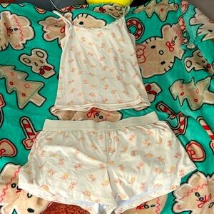 baby pajama set, top and bottom